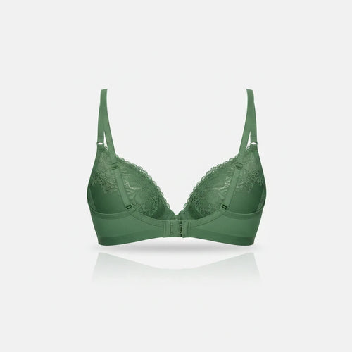 Bramanta Triumph Aura Spotlight beugel-bh in groen met verfijnde kanten details en verstelbare schouderbandjes