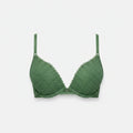 Bramanta Triumph Aura Spotlight beugel-bh in groen met verfijnd kant en luxe uitstraling