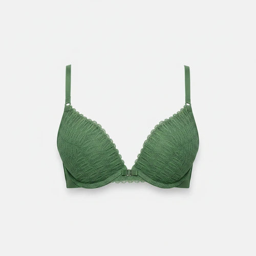 Bramanta Triumph Aura Spotlight beugel-bh in groen met verfijnd kant en luxe uitstraling
