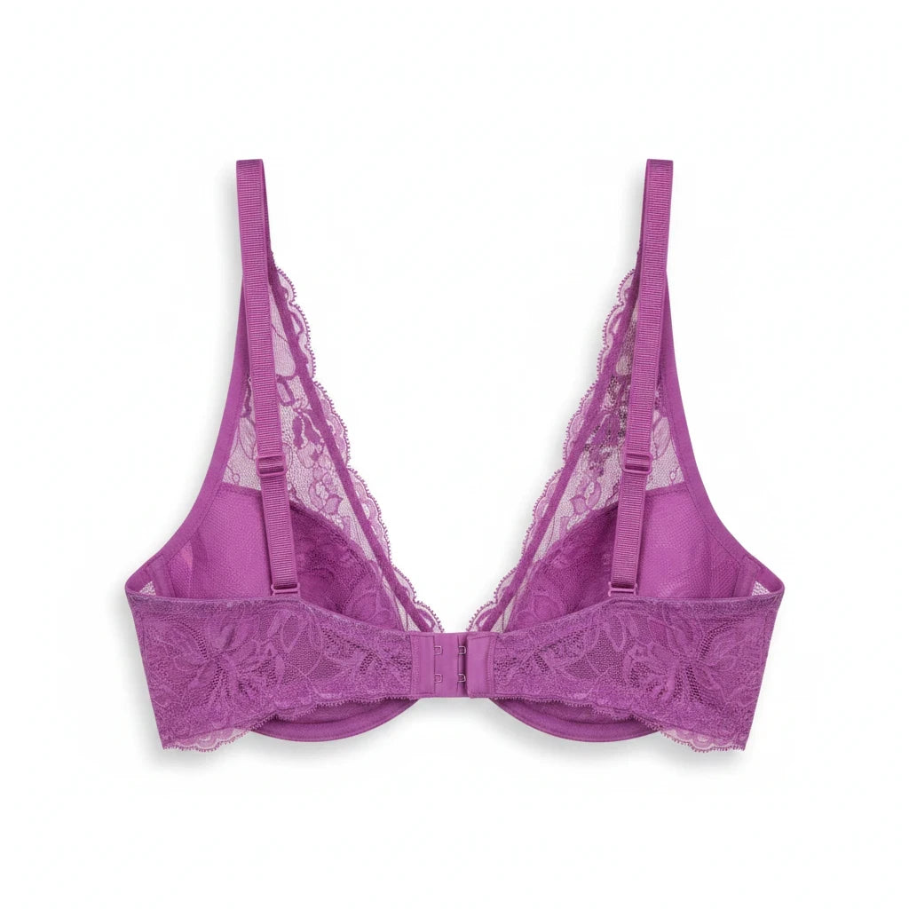 Bramanta Triumph Amourette Charm Summer voorgevormde bh in fuchsia met kanten details en verstelbare schouderbandjes