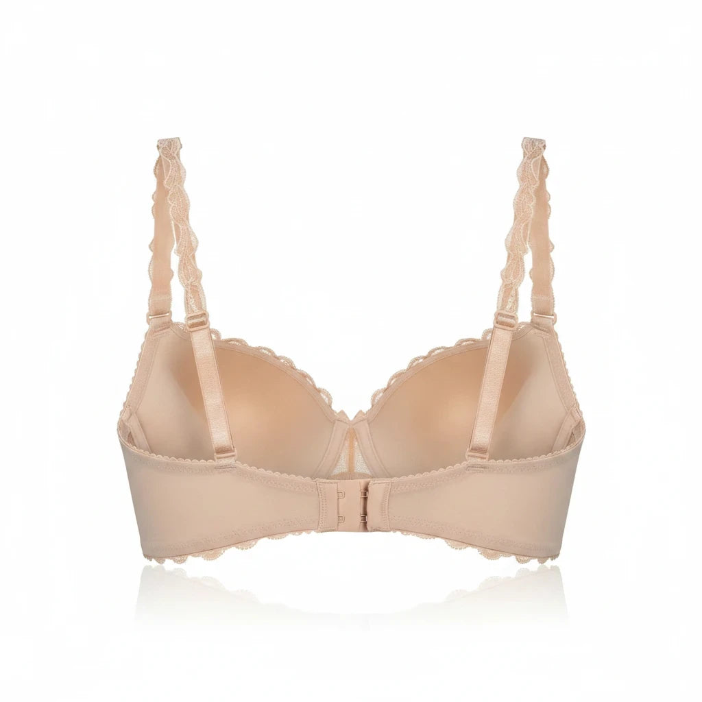 Bramanta Triumph Modern Finesse voorgevormde bh in nude met kanten details en verstelbare schouderbandjes