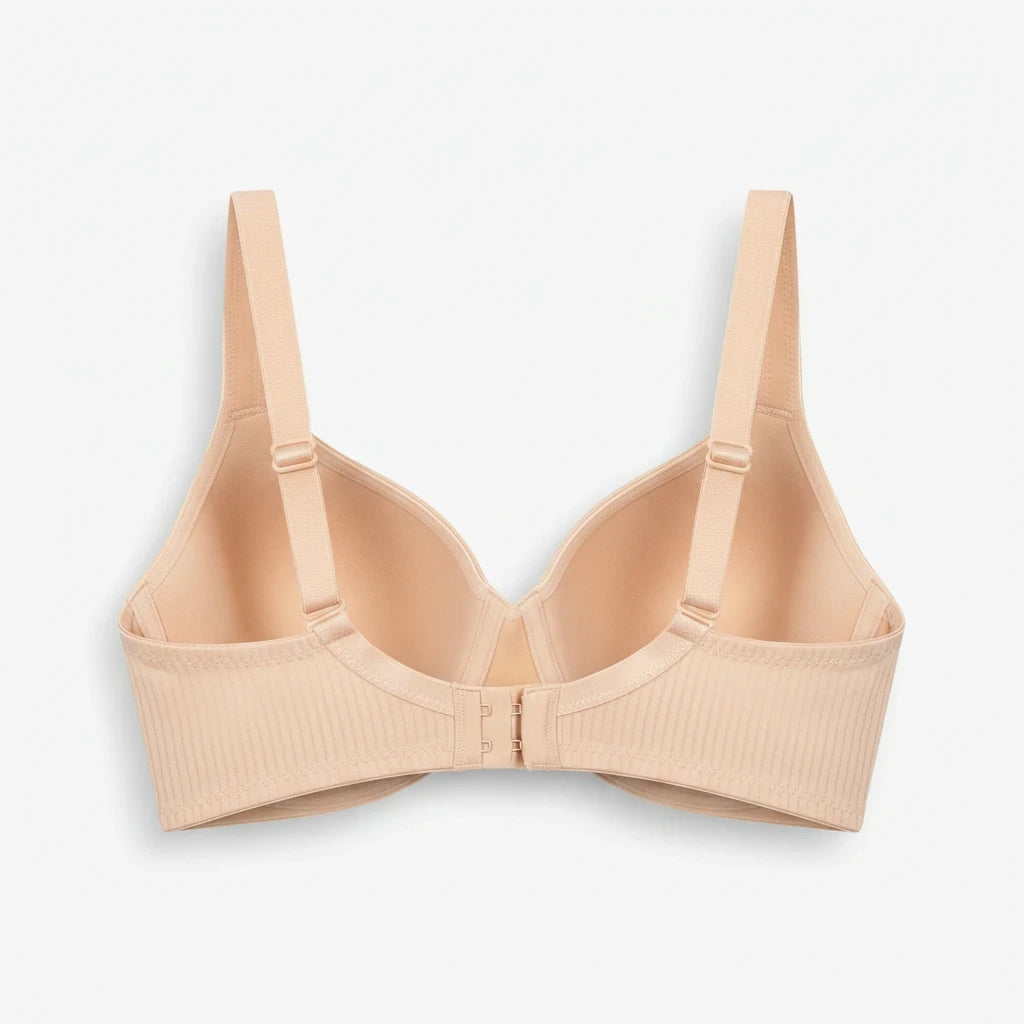 Bramanta Triumph Modern Soft+Cotton voorgevormde bh in roze met gladde cups en verstelbare schouderbandjes